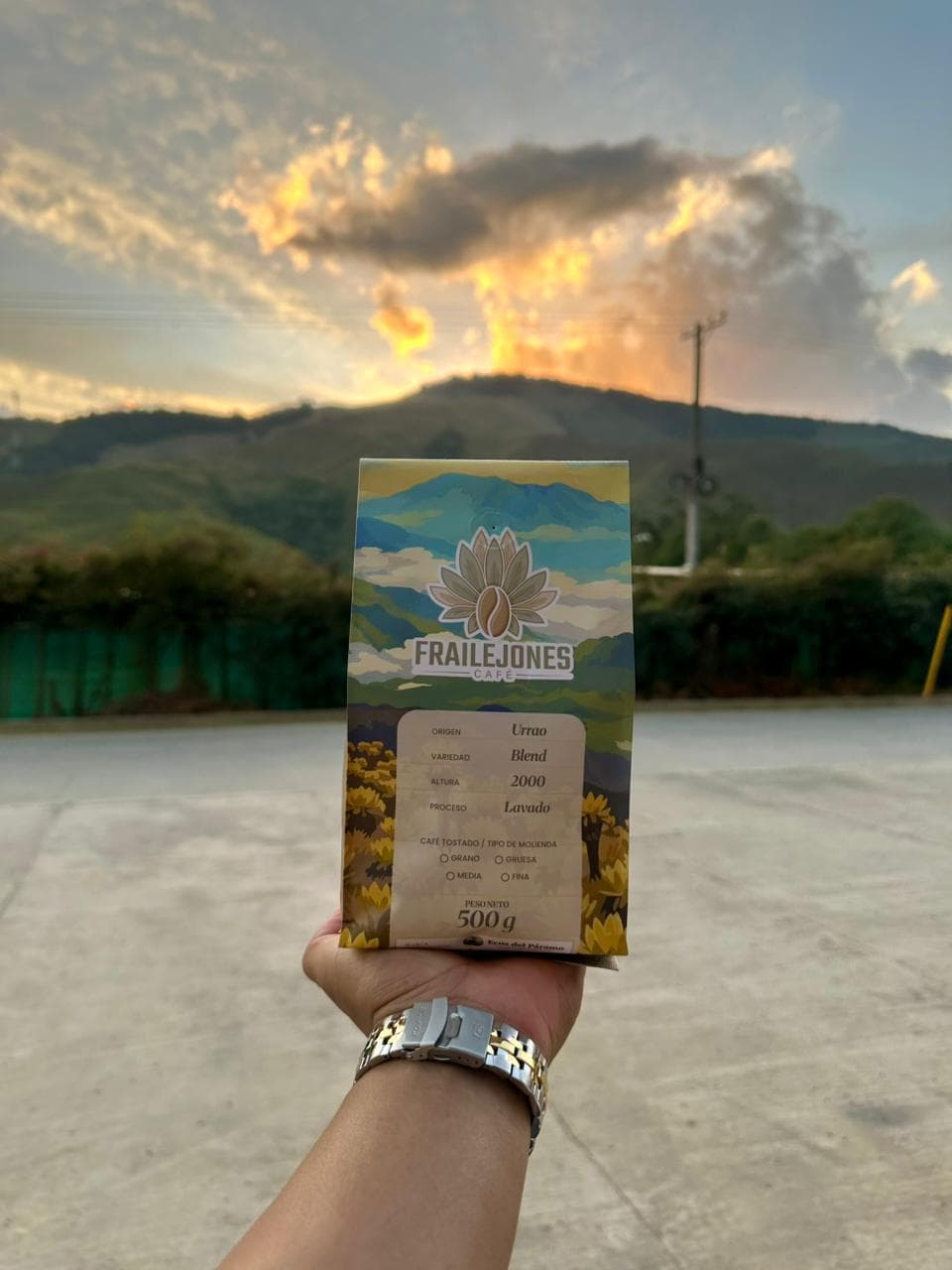 Frailejones Café Páramo coffee bag